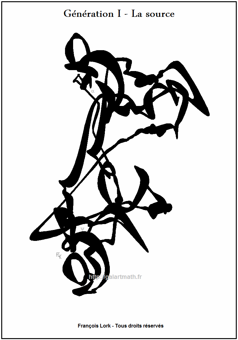 Génération I - La-source - The spring - Calligraphie I -Calligraphy I - FLK - 2011
