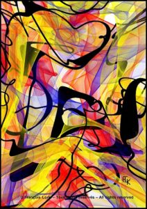 L’abstraction sans titre d’avril 2021 Digital art - FLK 2020 - Image numérique - numerical picture